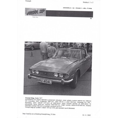 Triumph Stag V8  3.0  1974